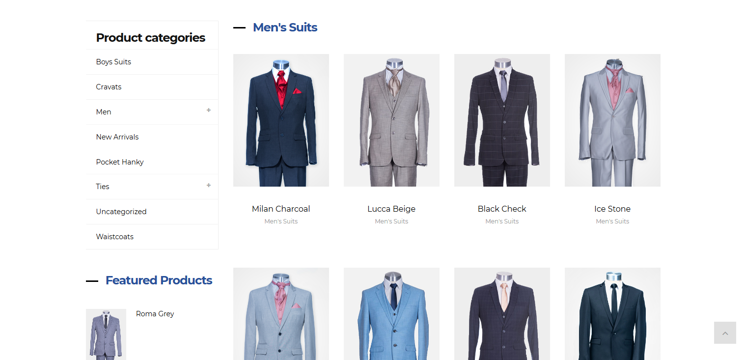 Suit Hire Website - Easy Solutions 4 U